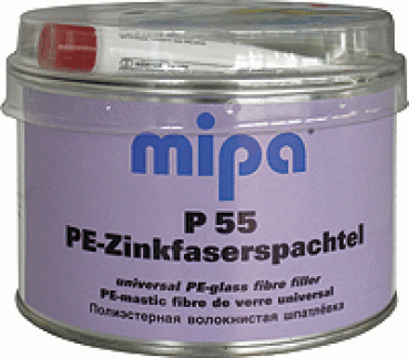 MIPA P55 polyester-fibre-glass putty