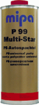 MIPA P 99 Multi Star PE Autospachtel 3kg Spachtel + 60g Härter