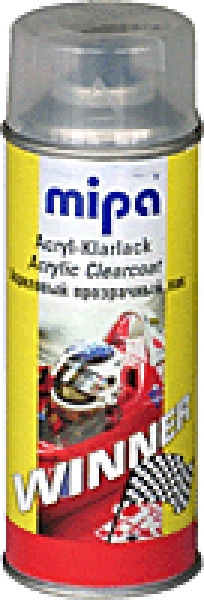 2 x MIPA Winner Acryl - Klarlack 400ml Spraydose MATT